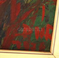 Doór Ferenc (1918-?): Őszi hajnal. Olaj, farost, jelzett, keretben, 60×80 cm