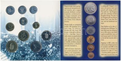 1996. 10f-100Ft 10klf db "50 éves a forint" dísztokos szettben T:BU
Adamo FO29