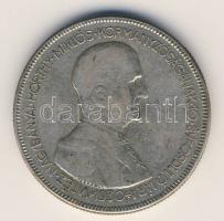 1930. 5P Ag "Horthy jobbra" T:3