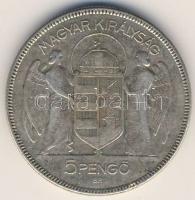1930. 5P Ag "Horthy jobbra" T:3