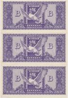 1946. 10.000.000BP (3x) T:I- sarokkopások és sarokhajlások