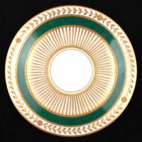 Epiag- Conte Harrach mokkás csésze és alj, festett, jelzett, hibátlan