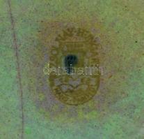 Zsolnay eozin mázas kis váza, sérült, jelzett, m:7 cm