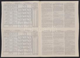 Budapest 1906. "Magyar Jelzálog-Hitelbank Nyeremény-Kötvény" "A" és "B"...