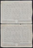 Budapest 1917. "Hadsegítési és Népjóléti nyereménykölcsön" nyereménykötvény 40K-ról, szára...