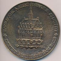1983. "Szent István Bazilika felújítása" nagyalakú öntött Br emlékérem. Szign.: PAX (82mm)...