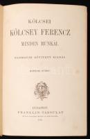 Kölcsey Ferencz minden munkái. Harmadik, bővített kiadás. 1-10. köt. (6 kötetbe kötve)
Bp. 1886-188...