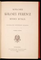 Kölcsey Ferencz minden munkái. Harmadik, bővített kiadás. 1-10. köt. (6 kötetbe kötve)
Bp. 1886-188...