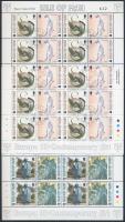 1993 Europa CEPT, kortárs művészet kisívsor első napi bélyegzéssel Mi 546-549