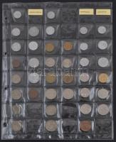 423db-os vegyes magyar és külföldi fémpénz tétel albumba rendezve T:vegyes
423pcs of various metal ...