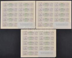 Budapest 1941. "4%-kal kamatozó állami nyereménykölcsön - államadóssági kötvény" 1/2 részk...