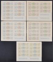 Budapest 1941. "4%-kal kamatozó állami nyereménykölcsön - államadóssági kötvény" 1/4 részk...