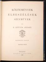 báró Eötvös József: Költemények, elbeszélések, színművek I-II. (báró Eötvös József összes munkái VI-...