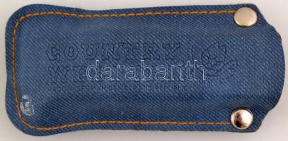 1 db Country szájharmonika saját tokjában + 2 pakli Nitromint ill. Cordaflex reklámos francia kártya...