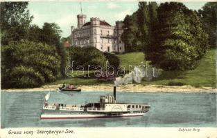 Starnberger See, Schloss Berg / castle, SS Ludwig