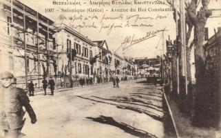 Thessaloniki, Salonica; Avenue du Roi Constantin