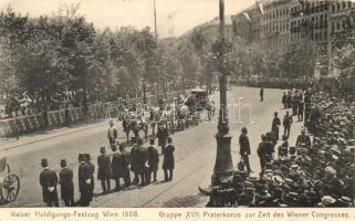 1908 Vienna, Wien; Kaiser-Huldigungs-Festzug / Franz Josefs anniversary festival (EK)