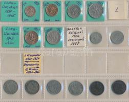 65db-os vegyes magyar és külföldi fémpénz tétel berakólapokon T:vegyes
65pcs of various coins in pl...