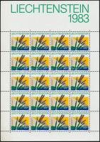 Európai emlékév kisív, European memorial year mini sheet