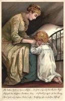 Child and mother, bedtime, T.S.N. serie 1505. No. 2, litho