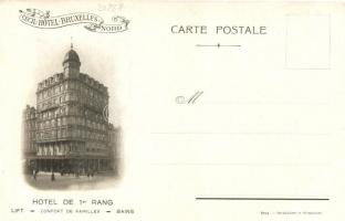 Brussels, Bruxelles; Cecil Hotel, restaurant hall, interior