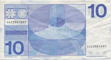 Hollandia 1968. 10G T:III
Netherlands 1968. 10 Gulden C:F