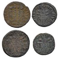 Római Birodalom 4db-os bronzpénz tétel T:3 
Roman Empire 4pcs of bronze coins C:F