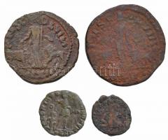 Római Birodalom 4db-os bronzpénz tétel T:3,3-
Roman Empire 4pcs of bronze coins C:F,VG