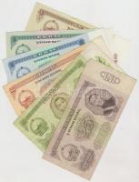 Mongólia 1966. 25T + 1981. 5T + 10T + 20T + 1983. 1T + 3T T:I,III
Mongolia 1966. 25 Tugrik + 1981. ...