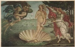 Italian art, Birth of Venus, gently erotic, s: Sandro Botticelli (non PC)