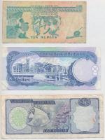 Vegyes: Barbados 1995. 2$ + Kajmán-szigetek 1974. 1$ + Seychelles-szigetek 1989. 10R T:III
Mixed: B...