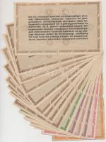 1946. 15db-os vegyes adópengő bankjegy tétel, benne 100.000.000AP T:vegyes