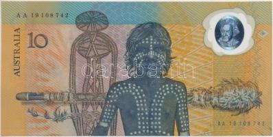 Ausztrália 1988. 10$ "James Cook" emlékkiadás tájékoztatóval T:I
Australia 1988. 10 Dolla...