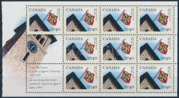 Grant Hall torony bélyegfüzetlap, Grant Hall Tower stamp-booklet sheet