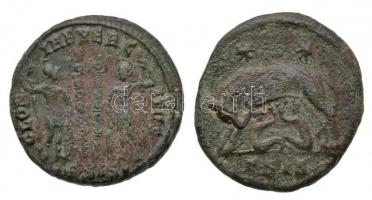 Római Birodalom / Siscia / I. Constantinus 330-333. Follis Cu (2,56g) + II. Constantinus 334-335. AE...