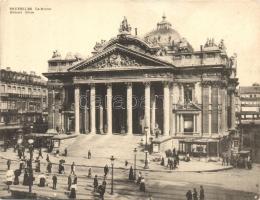 Brussels, Bruxelles; 10 unused, oversized (13,7x17,7cm) postcards, mixed quality