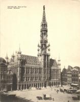 Brussels, Bruxelles; 10 unused, oversized (13,7x17,7cm) postcards, mixed quality