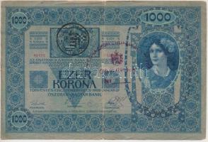 1902. 1000K román felülbélyegzésekkel T:III