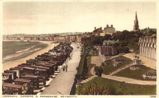 Weymouth, Greenhill Gardens and promenade