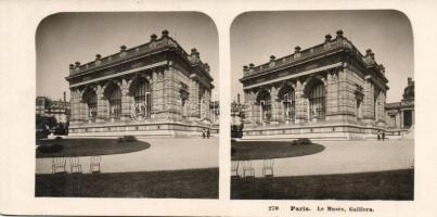 Paris, Museum, stereo card (18cm x 8,8cm) (non PC) (Rb)