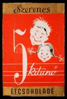 cca 1960-70 Retró csokoládépapírok, különböző méretben, 10db/ / chocolate papers