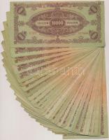 1945. 10.000P (30x) mind "MNB" bélyeggel T:vegyes