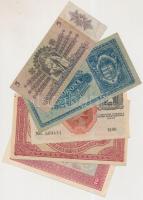 1916-1917. 1K + 2K zöld "Deutschösterreich" felülbélyegtzéssel + 1920. 1K + 2K + 1939. 5P ...