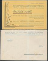 1937 Meghívó a Vecsési 83. Attila Cserkészcsapat Katalin-báljára, borítékkal