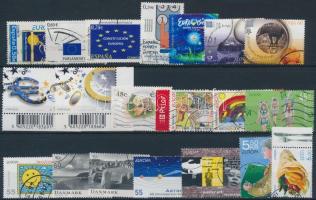 2004-2008 Europa stamps 1 set + 9 diff stamps, Europa bélyegek 2004-2008 1 sor + 9 klf önálló érték