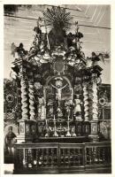 Késmárok, Kezmarok; Evangélikus fa templom, belső / wooden church interior