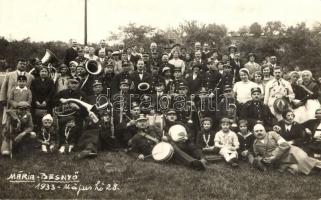 1933 Máriabesnyő, Beszkárt zenekar, Gegess Nándor photo