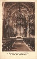 Budapest V. Szervita templom, főoltár, belső; segélylap az afrikai katolikus missziók javára (fl)