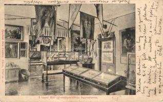 Kassa, Kosice; a Rákóczi-ereklyekiállítás fegyverterme, belső / the weapons room of the Rákóczi artifact exhibition, interior (Rb)