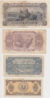 Románia 1952. 1L + 5L + 10L + 25L T:III,III-
Romania 1952. 1 Lei + 5 Lei + 10 Lei + 25 Lei C:F,VG